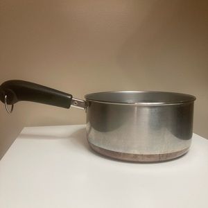 Revere Ware Copper Bottom 2 qt - 87 Saucepan Pot Made in Clinton ILL USA